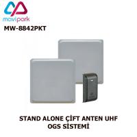 STAND ALONE ÇİFT ANTEN UHF OGS SİSTEMİ MW-8842PKT  - 100 Etiket Dahil