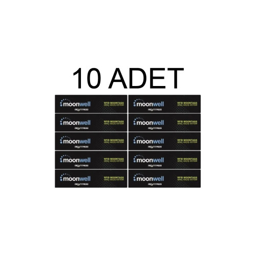 Moonwell MW-1251 Moontags Etiketi 10 Ad. Paket