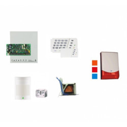 SP4000SET1(KIRMIZI)  SP4000 Kablolu Alarm Seti - Siren Flaşör R.: Kırmızı