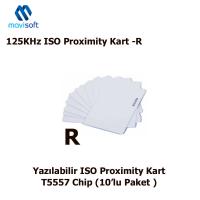 125KHz ISO Yazılabilir Proximity Kart 10'lu Paket