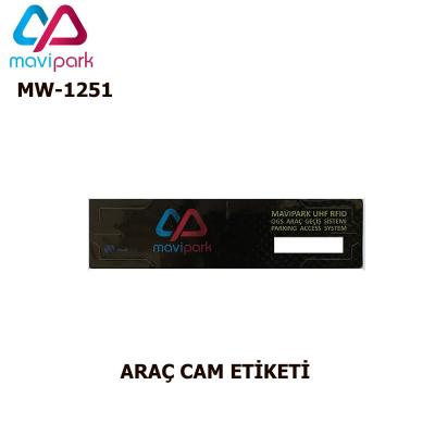 MW-1251 ARAÇ CAM ETİKETİ 10'lu Paket
