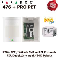 Paradox 476+ PET Analog Single Optik Pır Dedektörü 24 Adet