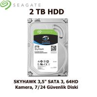 Güvenlik Diski 2TB HDD 7/24  SKYHAWK  Seagate