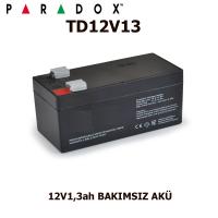 TD12V13 12V 1,3 A BAKIMSIZ AKÜ